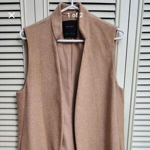 Zara Sleeveless Long Coat